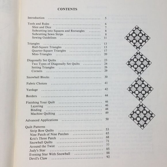 Vintage 1986 Template-Free Quiltmaking Trudie Hughes Quilting Pattern Ideas Book - Picture 2 of 11